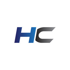 Simple Modern letters Initial Logo hc