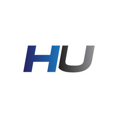 Simple Modern letters Initial Logo hu