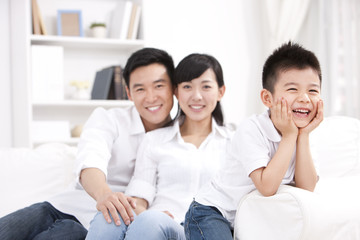 Fototapeta premium Portrait of a happy family