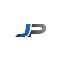 Simple Modern letters Initial Logo jp