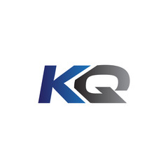 Simple Modern letters Initial Logo kq