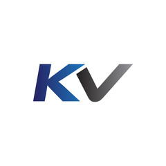 Simple Modern letters Initial Logo kv