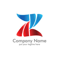 Initial Z Modern Icon logo