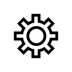 Working process, wheel line icon.