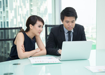 Business people in meeting room