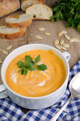 Pumpkin soup puree