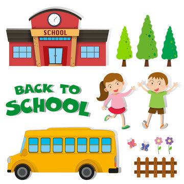 Back to school with children and school