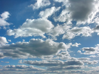 Obraz premium blue sky with clouds