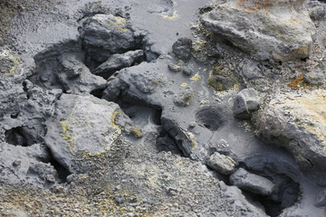 Geothermal Area Krysuvik and Seltun. Reykjanes Peninsula. Iceland
