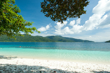 Beautiful Island and turquoise color sea,Adang-Rawee Island ,Tha
