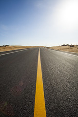 Highway in Inner Mongolia, China