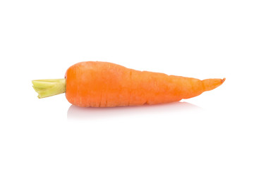 baby carrot on white background