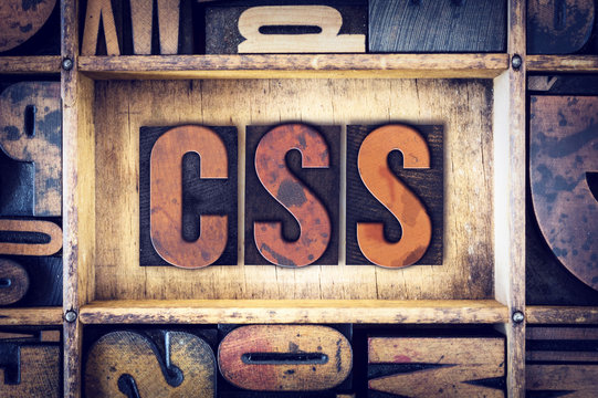 CSS Concept Letterpress Type