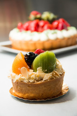  dessert fruit tart  assorted tropical fruits