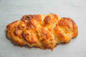 Cheese  bread with herbs