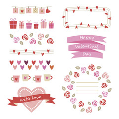 Set of lovely decorations