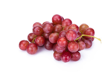 grapes isolated on over white background