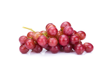 grapes isolated on over white background