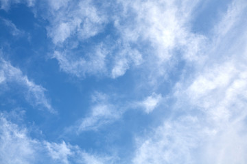 blue cloudy sky