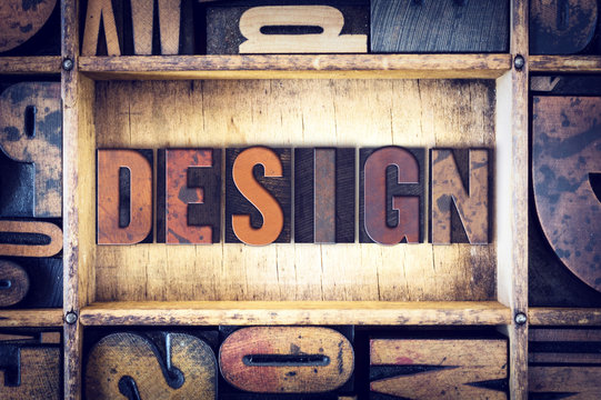Design Concept Letterpress Type