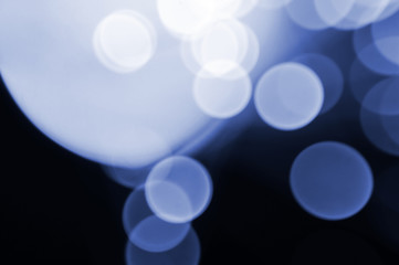 Blue flashing lights