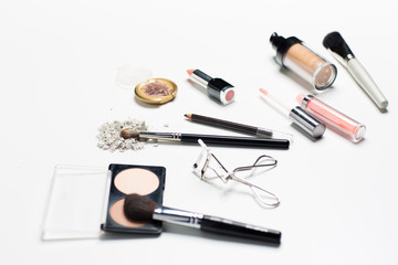 Obraz premium close up of makeup stuff