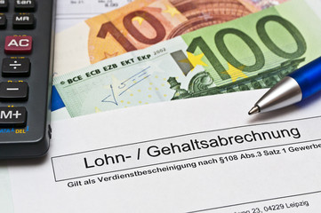 Lohn und Gehalt