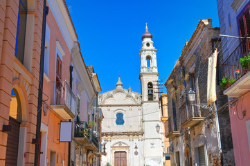 Fototapeta na wymiar Alleyway. Torremaggiore. Puglia. Italy.