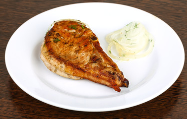 Grilled pork