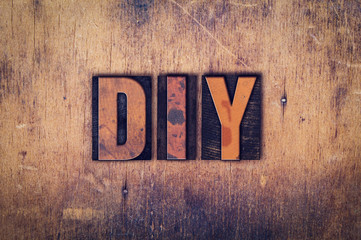 DIY Concept Wooden Letterpress Type