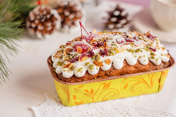 Traditional Christmas cake