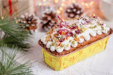 Traditional Christmas cake