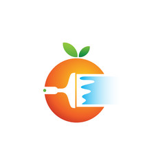 Orange Clean Logo