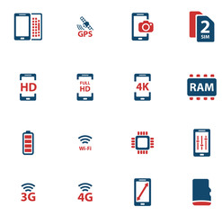 Smarthone specs simply icons