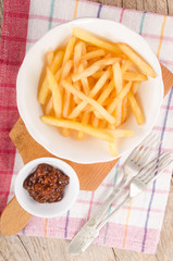 french fries in a bowl