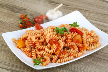Pasta with tomato