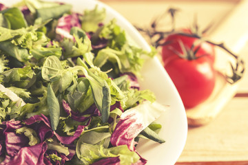 Fresh healthy vegetable salad