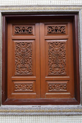 Obraz premium Window Chinese temple