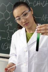 Scientist Holding Test Tube