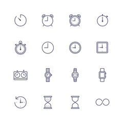 Time icons