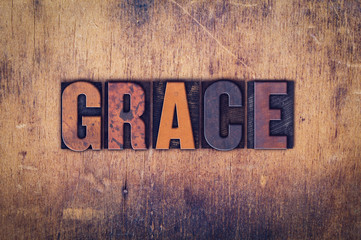 Grace Concept Wooden Letterpress Type