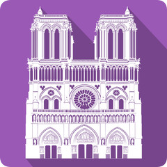 Fototapeta premium Cathedral, vector illustration