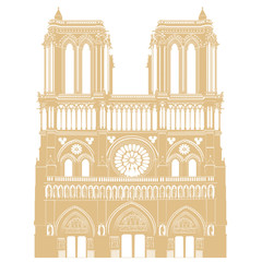 Cathedral, vector illustration