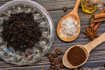 Coffee scrub bodycare