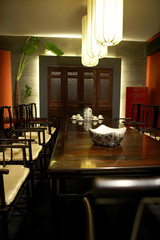 Dining Table In Restaurant