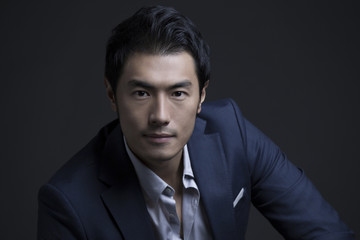 Portrait of confident businessman