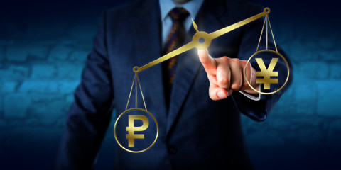 Russian Ruble Outranging The Yuan Or Yen