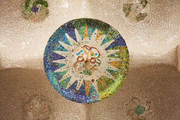 Naklejka premium Park Guell Barcelona