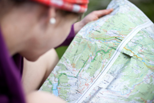 Wanderkarte lesen