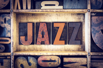 Jazz Concept Letterpress Type